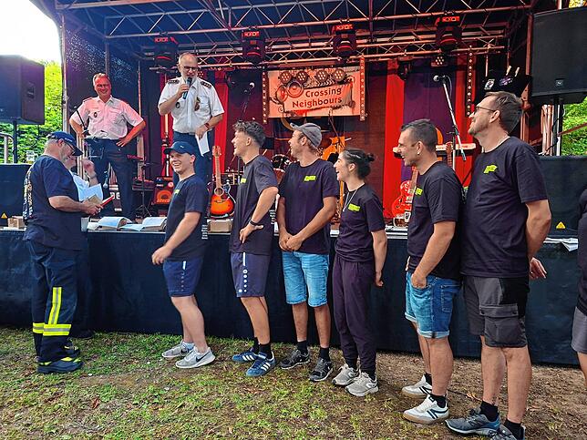 Bild 23: Tolle Stimmung und buntes Programm: Kreisfeuerwehrtag in Gottmadingen bietet Können und Spektakel