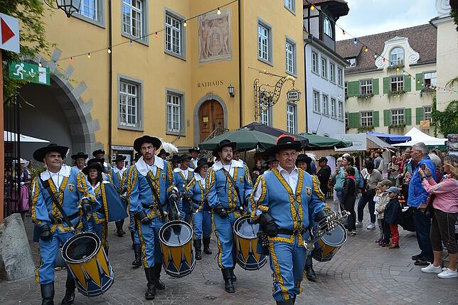 Das Bodensee-Weinfestival in Meersburg.