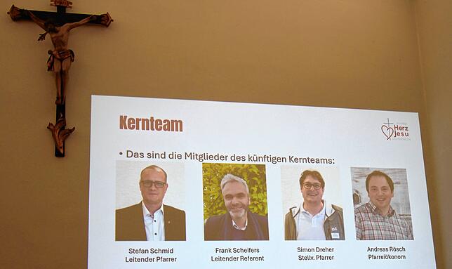 Das künftige Kernteam der neuen Pfarrei „Herz Jesu Sigmaringen“.
