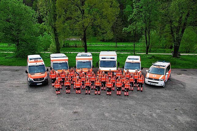 Die Einsatzkräfte vom DRK Ortsverein Waldshut.