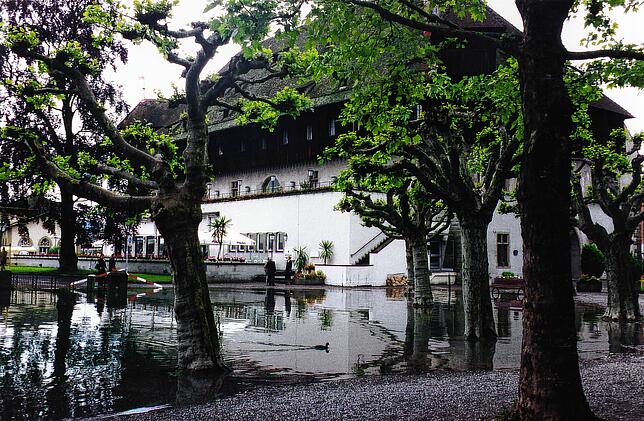 Bild 3: Archivbilder vom Hochwasser 1999 in Konstanz!