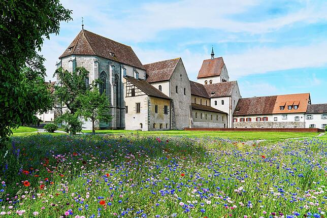 Das Kloster auf der Insel Reichenau war im Mittelalter von großer Bedeutung.