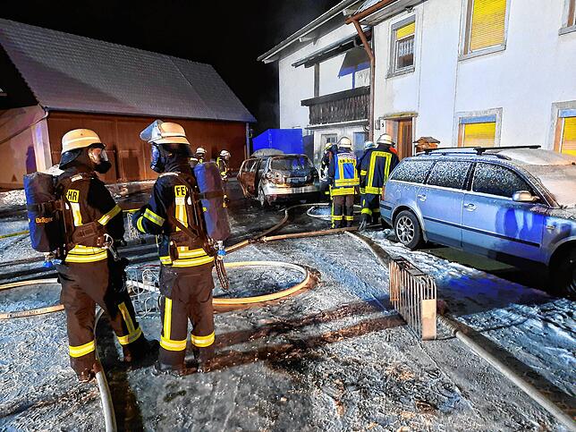 Durch den Einsatz der Feuerwehr Leibertingen konnte Schlimmeres verhindert werden.