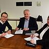 Der Vertrag ist in trockenen Tüchern. Der neue Chefdirigent des Sinfonieorchesters Villingen-Schwenningen, Achim Fiedler (links), ...