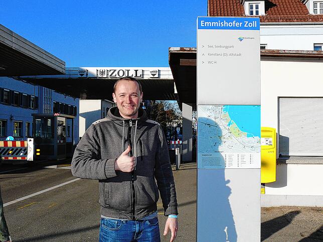 Armin Lutz ist optimistisch, dass er als in Kreuzlingen lebender Deutscher nach Deutschland können wird, sollte dies nötig sein.