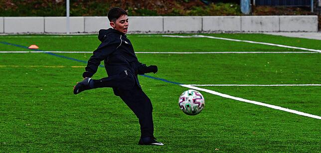 Bild 18: Eindrücke vom Training der E-Junioren des SV Jestetten nach der Corona-Pause