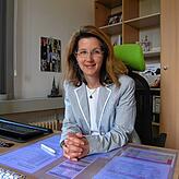 Jennifer Rietschler, Leiterin der JVA Rottweil, in ihrem Büro.