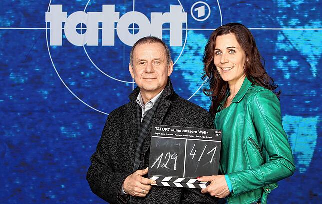 Als Tatort-Kommissarin Conny Mey wurde Nina Kunzendorf (hier mit Joachim Król) einem breiten Publikum bekannt.