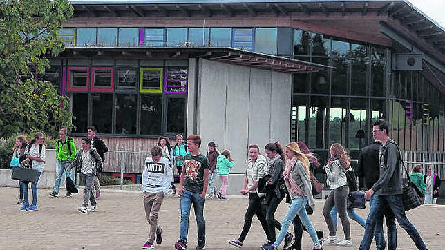 An die 500 Schüler bereitet das Engener Gymnasium auf ihr Abitur vor.