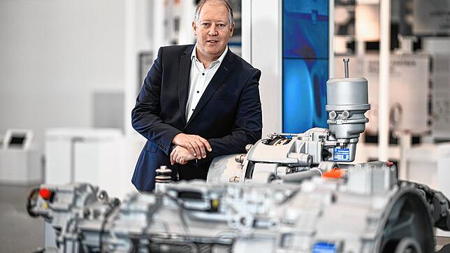 Achim Dietrich, Gesamtbetriebsratsvorsitzender der ZF Friedrichshafen. Zu einem möglichen Stellenabbau in Friedrichshafen wegen der ...