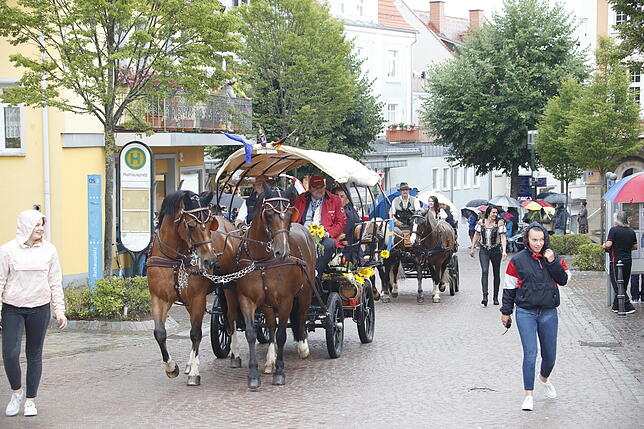 Bild 19: Das bisschen Regen! So bunt und vielfältig war der Festumzug des Reitturniers