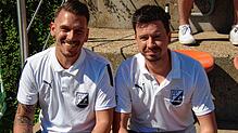 Dennis Dickscheid (links) und Jannik Reiner werden auch in der kommenden Saison in Schonach an der Seitenlnie stehen.