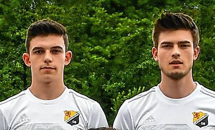 Brüder: Der zwei Jahre jüngere Mika Schmidt (links) und Luca Schmidt wechselten gemeinsam als D- bzw. C-Jugendliche vom SV Luttingen zum ...