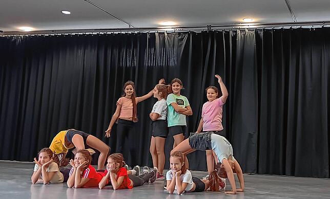 Die Aerobic Girls aus Reckingen begeistern mit ihrer gekonnt vorgeführten Tanzeinlage immer wieder.