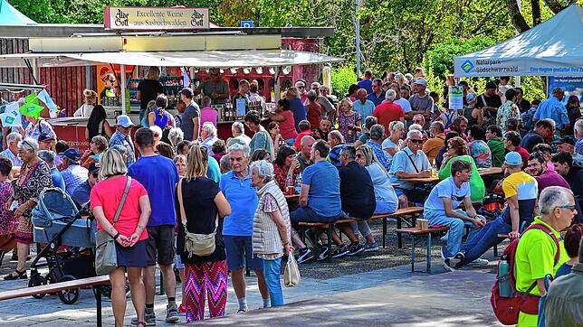 Der Naturparkmarkt in St. Georgen, hier ein Bild aus dem Jahr 2023, findet auch in diesem Jahr im Stadtgarten im Schmiedegrund statt. ...