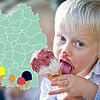 Die Eispreise unterscheiden sich von Region zu Region.
