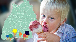 Die Eispreise unterscheiden sich von Region zu Region.