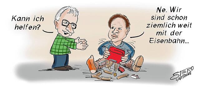 SÜDKURIER-Karikatur.
