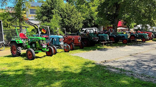 Die Traktor-Ausstellung zeigte etliche auf Hochglanz polierte Schmuckstücke.