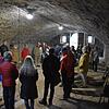 Der Rundgang mit rund 40 Interessierten durch die Rathausbaustelle begann im Gewölbekeller. Die Grundmauern und der Originalboden waren ...
