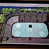 So soll die Helios Arena in Schwenningen bald aussehen. Links der neue Stehplatzbereich. Auf der Gegengeraden im Hintergrund der neue ...