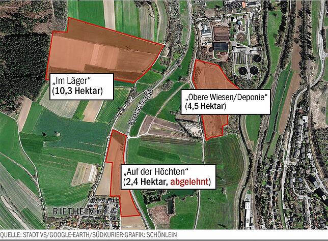Bild 1: Rietheimer Ortschaftsräte ziehen klare Grenze: Solarpark nur mit Rücksicht auf Landwirte