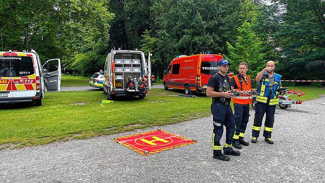 Bild 21: Person am Seerhein vermisst: Bilder der Suche in Konstanz