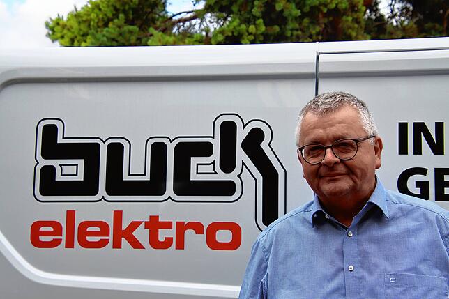 Roman Buck betreibt das Unternehmen „Elektro Buck“ in der dritten Generation.