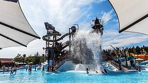 Der Wasserpark Rulantica. Von dort soll ein Mann ein Mädchen weggelockt und in einem Wald missbraucht haben.