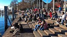 Das war einer der ersten Vorfrühlingstage in Überlingen, aufgeommen am 21. Februar um 15:54 Uhr.