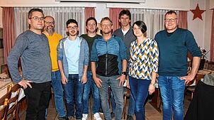 Der Ortsverband Immendingen des Bunds der Selbständigen hat wieder einen Vorstand (von links): Thorsten Gut, Martin Betsche, Michael ...