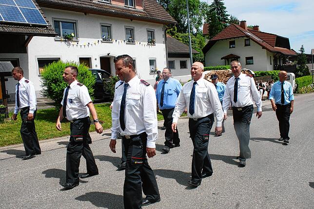 Bild 40: Gute Laune beim Bezirksmusikfest in Lausheim