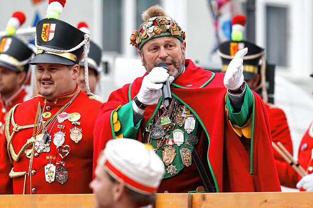 Bild 16: Narrenbaumstellen auf dem Radolfzeller Marktplatz