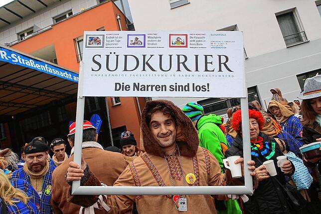 Ho Narro: Während der Fasnacht ist Oliver Wnuk auf den Gassen der Heimatstadt Konstanz mit dabei und macht jeden Spaß mit.