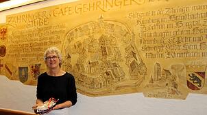 Beatrix Gehringer in ihrem Café „Zähringer Stube“. Sie gibt zum Jahresende den Betrieb auf.