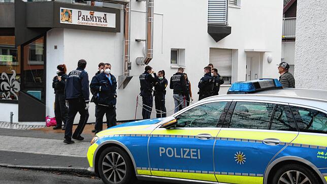Polizeieinsatz am Dienstag in der Rielasinger Straße in Singen.