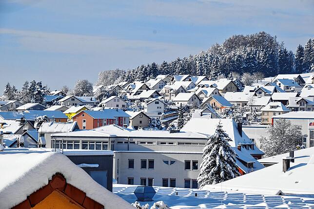 Bild 11: Und noch mehr Schnee! Die weißen Berge türmen sich in Stockach