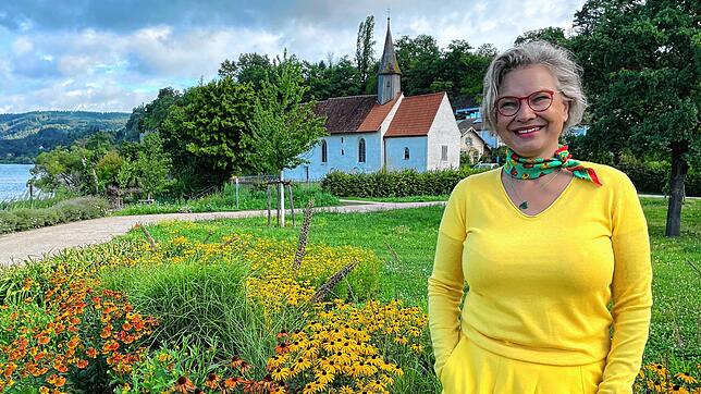 Sabine Müller liebt den neuen Uferpark auch als idealen Veranstaltungsort. Mit der Goldbacher Kapelle verbindet sie unter anderem die ...