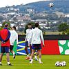 Trainingseinheit auf dem Gelände des SV Aasen: Die Spanier haben seit dem 9. Juni bei Donaueschingen ihr Quartier bezogen.