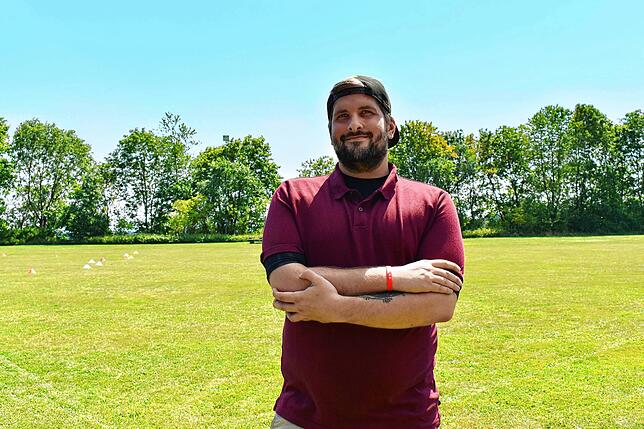 Matt Corwin, Trainer der American Footballer bei den Newtown Lions.