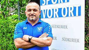 Zuversichtlich: Sportchef Franco Viteritti peilt mit dem TuS Stetten einen Spitzenplatz in der Bezirksliga an.