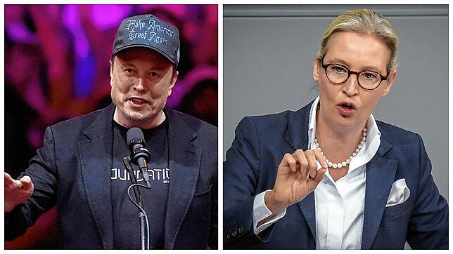 Nach umstrittenen Wahlkampfaufrufen von Tech-Milliardär Elon Musk für die AfD trifft sich der Unternehmer online mit AfD-Chefin Alice ...