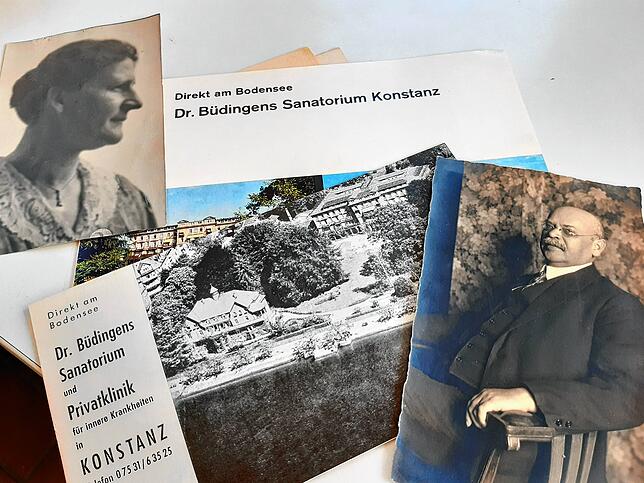 Margaritha von Kalckstein hat diverse Unterlagen und Fotos über ihren bekannten Großvater Theodor Büdingen (rechts) bewahrt. Links oben ...