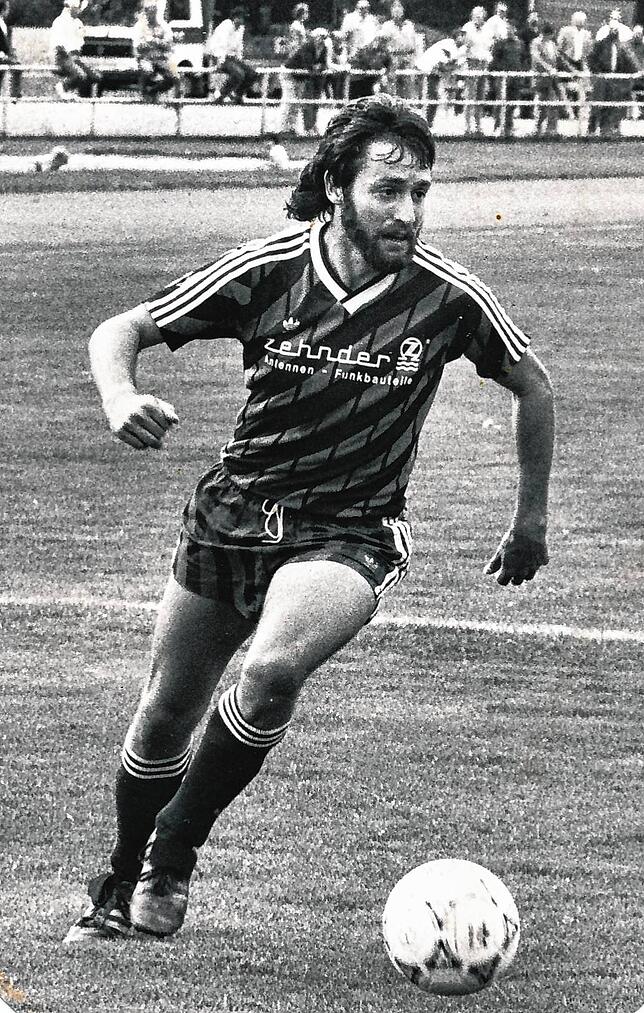 Eckhard Günter im Trikot des FV Tennenbronn. Über 400 Spiele absolvierte er für die Schwarzwälder.