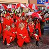 Gruppen in kreativen Kostümen sind Markenzeichen der Hoorigen Mess&lsquo; in Tiengen. (Archivbild 2020)