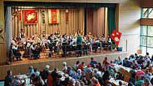 Flott gespielt: Der Musikverein „Alpenblick“ Willaringen e.V. wusste mit dem Medley Elvis the King zu gefallen.