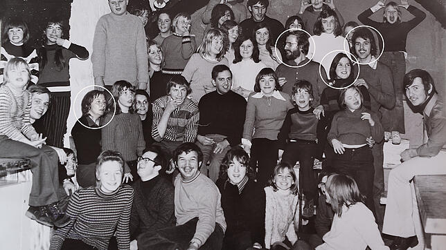 Alles begann im Jahre 1972. Die Ehepaare Nowak und Teubner haben in dieser Zeit mit der PTA begonnen. Im Bild (mit Kreisen markiert, von ...