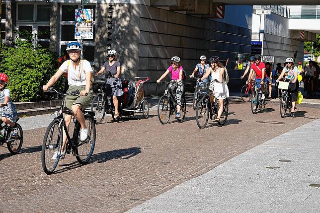Bild 30: Bilder von der Fahrraddemo in Friedrichshafen