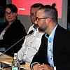 Der Kommunalbeauftragte für den Mobilfunk Baden-Württemberg der Deutschen Telekom, Daniel Eger (am Mikrofon), klärte im Gemeinderat von ...