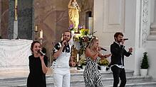 Das Ensemble baff mit Lilly Ketelsen, Jonathan Mummert, Fine Reichert und Maximilian Kleinert (von links). Bild: Michael Gottstein